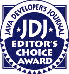 Java Developer's Journal Editor's Choice Award